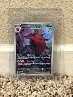 Zoroark SV: White Flare Rare Holo 143/086 Stage 1 120 HP Mind Jack Pokemon TCG - Image 1
