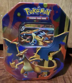 Pokemon TCG: Mega Charizard Y Ex Tin - Factory Sealed - Ready to ship - Image 1