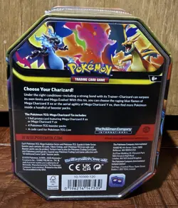 Pokemon TCG: Mega Charizard Y Ex Tin - Factory Sealed - Ready to ship - Image 2