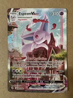 Pokemon Espeon VMAX 270/264 Swsh08 Fusion Strike Secret Rare Alternate Art Holo - Image 1