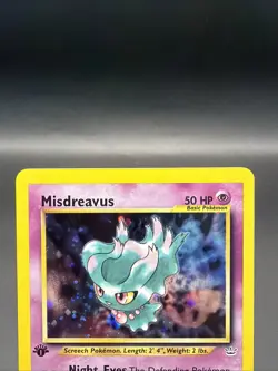 Misdreavus - 1st Edition - Holo - 11/64 Neo Revelation - Pokemon TCG - 2000 - Image 5
