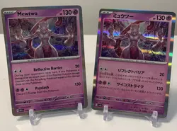Mewtwo 150/165 Holo Rare English & Japanese NM/M Pokemon 151 - US SELLER - Image 1