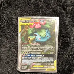 Venusaur & Snivy GX Tag Team SM229 Cosmic Eclipse Lot 3 Pokemon TCG Holo - Image 1