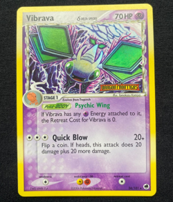 Pokemon TCG VIBRAVA HOLO 24/101 Ex Dragon Frontiers Stamped (NM/LP) - Image 1