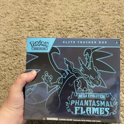 Pokemon Phantasmal Flames Elite Trainer Box Charizard Sealed BOX DAMAGE - Image 1