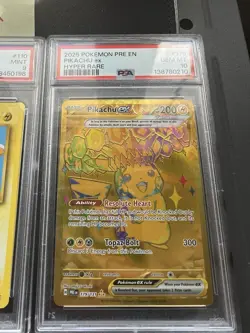 Pokemon Pikachu EX Sv: Prismatic Evolutions 179/131 Hyper Rare Holo 2025 PSA 10 - Image 2
