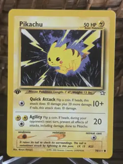Pokemon Pikachu Neo Genesis 1st Edition 70/111 - Image 1