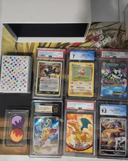 Pokemon TCG Collection Graded Bulk (x10) Lot Vintage Modern + Empty ETB, Sleeves - Image 5