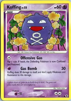 KOFFING 68/111 COMMON RISING RIVALS POKEMON NM - Image 1