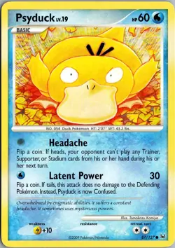 PSYDUCK 87/127 COMMON PLATINUM POKEMON MP - Image 1