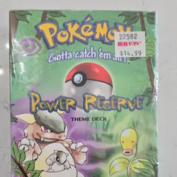 Pokemon Power Reserve Theme Deck Jungle Sealed Wizards of the Coast 1999 - Image 1