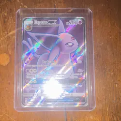 Pokemon Espeon GX 140/149 SM Base Set Ultra Rare Full Art Holo 200 HP - Image 1