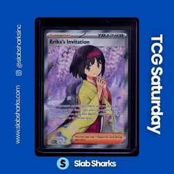 2023 POKEMON SV 151 #196/165 ERIKA'S INVITATION FULL ART ULTRA RARE - Image 1