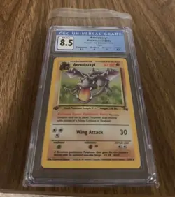 Aerodactyl - 1/62 - CGC 8.5 - 1st Edition - Fossil - Holo - Pokemon TCG - Image 1