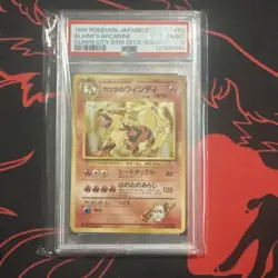 Pokemon Blaine's Arcanine Challenge from the Darkness Japanese Holo #59 PSA 9 - Image 1
