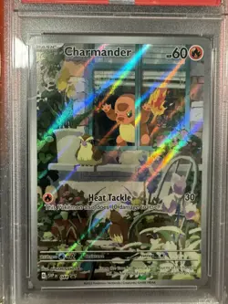 2023 POKEMON SVP EN-SV BLACK STAR PROMO #044 CHARMANDER PSA 10 - Image 5