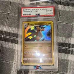 Dragonite Holo Gem Mint PSA 10 2017 Pokemon Sun and Moon #96 - Image 1