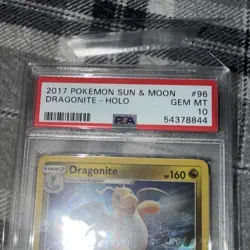 Dragonite Holo Gem Mint PSA 10 2017 Pokemon Sun and Moon #96 - Image 3