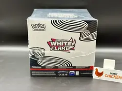 Pokemon WHITE FLARE Tech Sticker Collection Sealed Display Case 12ct - Image 1