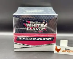 Pokemon WHITE FLARE Tech Sticker Collection Sealed Display Case 12ct - Image 2
