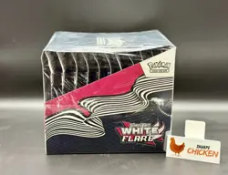 Pokemon WHITE FLARE Tech Sticker Collection Sealed Display Case 12ct - Image 3