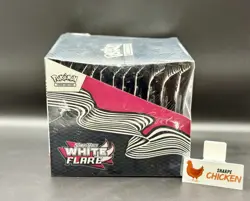 Pokemon WHITE FLARE Tech Sticker Collection Sealed Display Case 12ct - Image 4