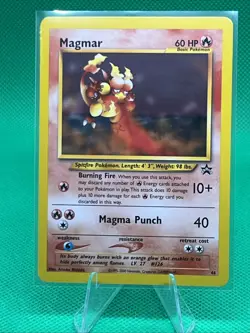 Magmar 44/53 Wotc Black Star Promo Pokemon TCG LP/NM - Image 1