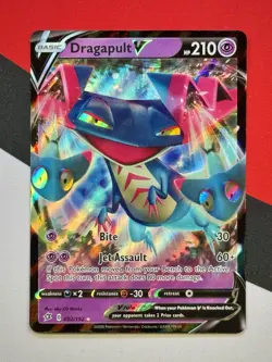 Dragapult V 092/192 Rebel Clash Sword & Shield Pokemon PACK FRESH - Image 1