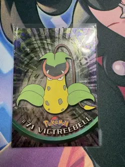 Topps Pokemon Victreebell #71 Holo Black Logo TV Animation Edition - Image 1