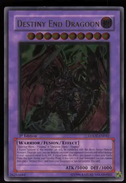 Destiny End Dragoon (UTR) LODT-EN042 Ultimate Rare 1st Edition Yu-Gi-Oh - Image 1