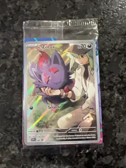 Pokemon N's Zorua 189 Sv: Scarlet & Violet Promo Cards Holo (Sealed) - Image 1