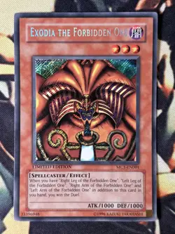 Yugioh: Exodia The Forbidden One - MC1-EN001 - Secret Rare - Limited Ed - LP - Image 1