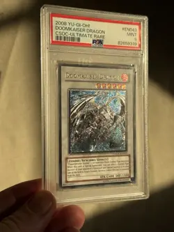 PSA 9 Mint Doomkaiser Dragon Ultimate Rare CSOC-EN043 Yugioh Unlimited NA - Image 2