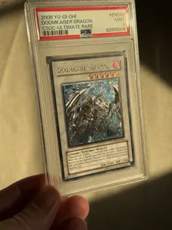 PSA 9 Mint Doomkaiser Dragon Ultimate Rare CSOC-EN043 Yugioh Unlimited NA - Image 3