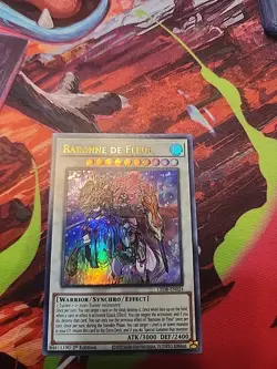 Yu-Gi-Oh! Baronne de Fleur LED8-EN024 Ultra Rare 1st Edition Near Mint - Image 1