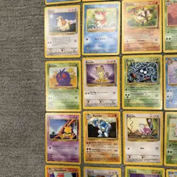 Vintage 1999 Pokemon Cards Lot 25 Base Jungle Fossil LP/NM No Duplicates WOTC #H - Image 4