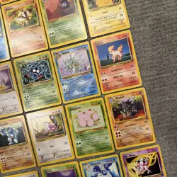 Vintage 1999 Pokemon Cards Lot 25 Base Jungle Fossil LP/NM No Duplicates WOTC #H - Image 5