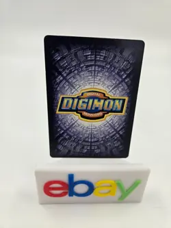 2002 Digimon Digi Battle Blackgrowlmon Non-Holo Champion Level Card ST-159 - Image 2