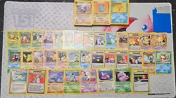 vintage Pokemon card lot MP/DMG c,un Holo, rare, Shadowless, 1st ed 200+ - Image 1