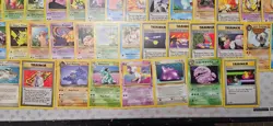 vintage Pokemon card lot MP/DMG c,un Holo, rare, Shadowless, 1st ed 200+ - Image 2