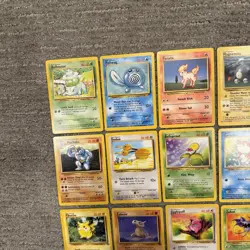 Vintage 1999 Pokemon Cards Lot 25 Base Jungle Fossil LP/NM No Duplicates WOTC #F - Image 2