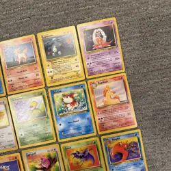 Vintage 1999 Pokemon Cards Lot 25 Base Jungle Fossil LP/NM No Duplicates WOTC #F - Image 3