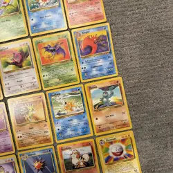 Vintage 1999 Pokemon Cards Lot 25 Base Jungle Fossil LP/NM No Duplicates WOTC #F - Image 5