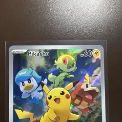 Pikachu Holo 027 - SV: Scarlet & Violet Promo Cards - Pokemon Center (NM) - Image 2