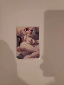 beautiful delicate moan anime waifu card st-15 - Image 3