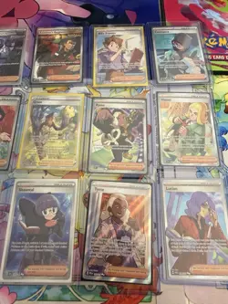 Pokemon TCG Full Art Trainer Supporter Foil lot 18 cards - Image 3