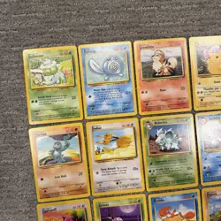 Vintage 1999 Pokemon Cards Lot 25 Base Jungle Fossil LP/NM No Duplicates WOTC #I - Image 3