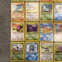 Vintage 1999 Pokemon Cards Lot 25 Base Jungle Fossil LP/NM No Duplicates WOTC #I - Image 5
