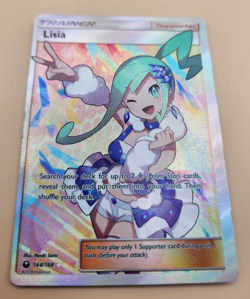 2018 Pokemon Sun & Moon Celestial Storm Lisia Ultra Rare #164/168 - Image 3