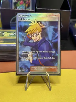 Pokemon Molayne Trainer Supporter Holo Card 212/214 2019 English - Image 1